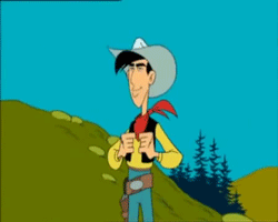 Gif animé Lucky Luke mexicain